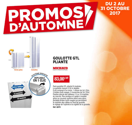 Les promos d'automne